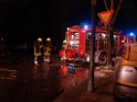 Feuer 3 Dachstuhlbrand Koeln Muelheim Gluecksburgstr P265